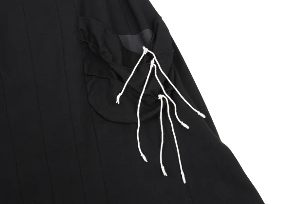 Yohji Yamamoto FEMME Wool Switching Pocket Design Flared Skirt K-169988_006