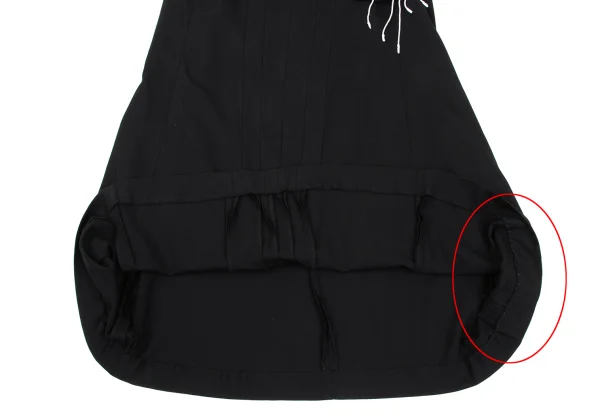 Yohji Yamamoto FEMME Wool Switching Pocket Design Flared Skirt K-169988_009