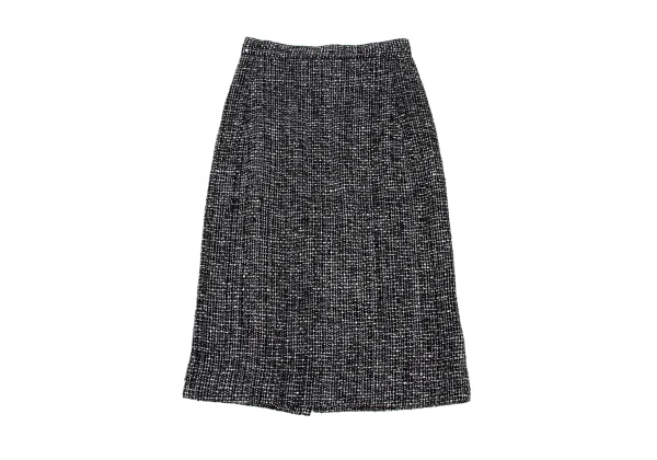 Yohji Yamamoto FEMME Silk Tweed Skirt K-169989_002