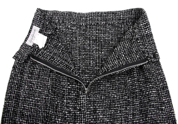 Yohji Yamamoto FEMME Silk Tweed Skirt K-169989_006