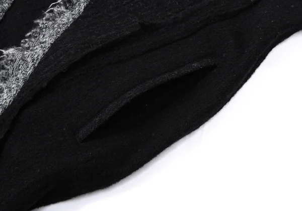 Yohji Yamamoto FEMME Cutting Patchwork Design Skirt K-169990_007