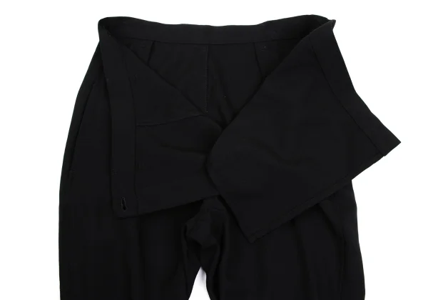 Yohji Yamamoto FEMME Wool Gabardine Lace-up Jodhpurs Pants K-169991_005