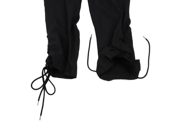 Yohji Yamamoto FEMME Wool Gabardine Lace-up Jodhpurs Pants K-169991_009