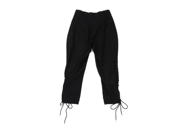 Yohji Yamamoto FEMME Wool Gabardine Lace-up Jodhpurs Pants K-169991_010