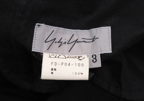 Yohji Yamamoto FEMME Wool Gabardine Lace-up Jodhpurs Pants K-169991_013
