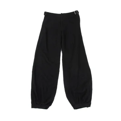 Yohji Yamamoto FEMME Brushed Wool Drawing Process Pants