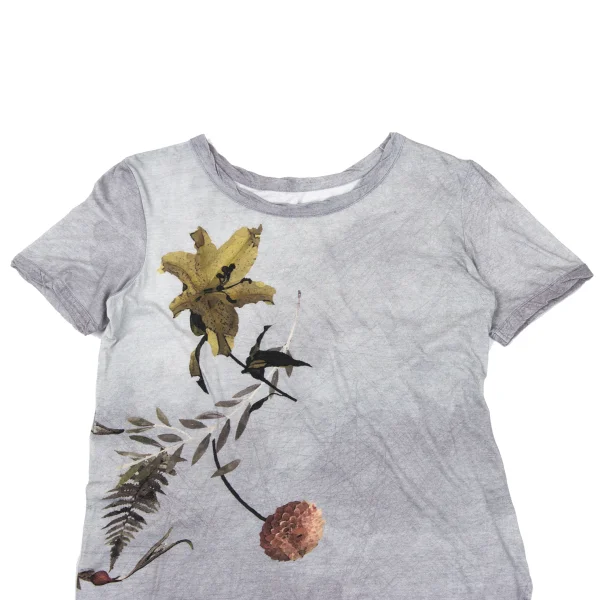 Yohji Yamamoto NOIR Floral Printed T Shirt K-169994_002