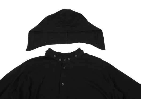 Yohji Yamamoto NOIR Detachable Hood Shirt Dress K-169995_006