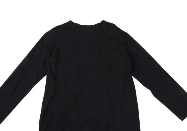 B Yohji Yamamoto Cotton Tape Design Long T Shirt K-169998_003