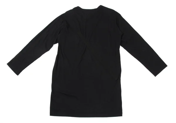 B Yohji Yamamoto Cotton Tape Design Long T Shirt K-169998_012