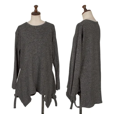 RAGNE KIKAS for Yohji Yamamoto Cotton Side Belt Hem T Shirt