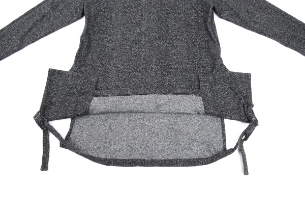 RAGNE KIKAS for Yohji Yamamoto Cotton Side Belt Hem T Shirt K-169999_008