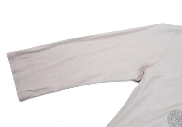 Plantation Front Embroidered 3/4 Sleeve T Shirt K-170001_007