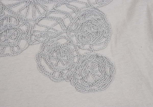 Plantation Front Embroidered 3/4 Sleeve T Shirt K-170001_010
