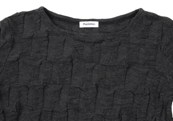 Plantation Cotton Wool Jacquard Knit Top K-170003_003
