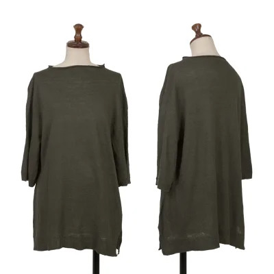 Plantation Linen Knit Top