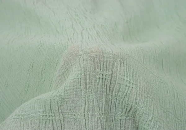 Plantation Cotton Wrinkled Band Collar Blouse K-170007_016