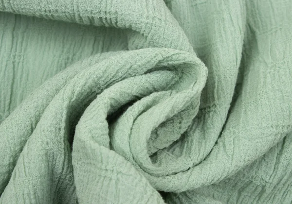 Plantation Cotton Wrinkled Band Collar Blouse K-170007_017