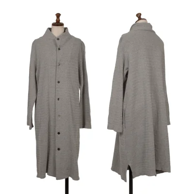 Plantation Shadow Stripe Long Knit Cardigan