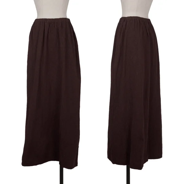 Plantation Cotton Botanical Jacquard Skirt Bordeaux M K-170009_001