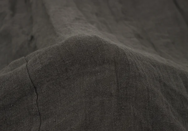 Plantation Linen Wrinkle Pleated Skirt K-170011_011