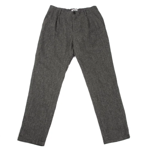 Plantation Wool Blend Tapered Pants Grey L K-170012_001