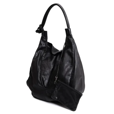Yohji Yamamoto FEMME Switching Leather Bag