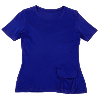 Yohji Yamamoto FEMME Flap Pocket Design T-shirt