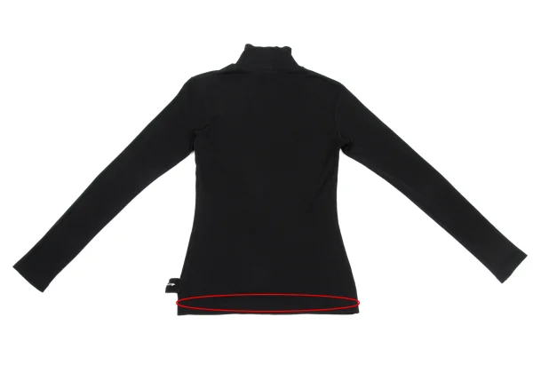 Yohji Yamamoto Stretch High Neck Top K-170018_012