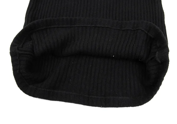 Yohji Yamamoto FEMME Wool Blend High-neck Ribbed Knit Sweater K-170019_009