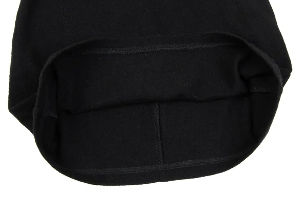 Yohji Yamamoto FEMME Wool Zip Neck Long Sleeve T-shirt K-170022_009