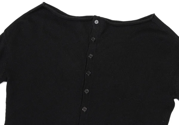 Yohji Yamamoto FEMME Cutting Design Multi-button Cardigan K-170024_003