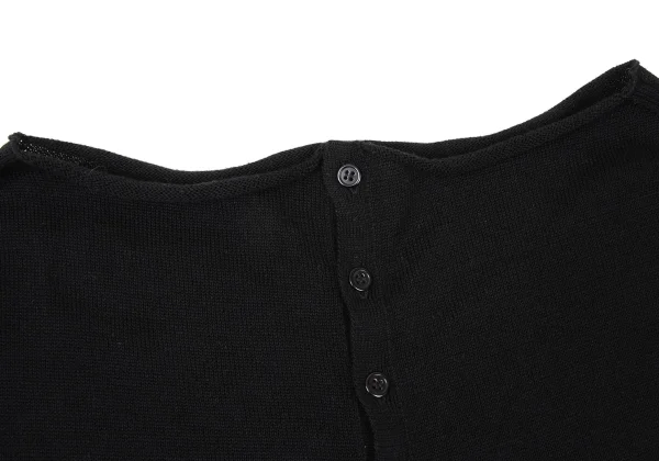 Yohji Yamamoto FEMME Cutting Design Multi-button Cardigan K-170024_004