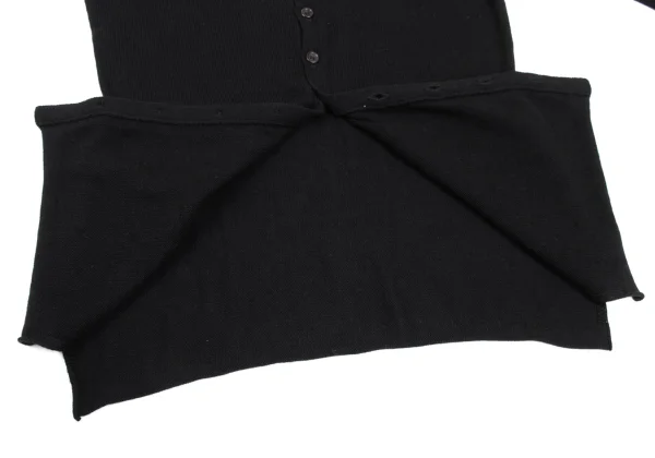 Yohji Yamamoto FEMME Cutting Design Multi-button Cardigan K-170024_010