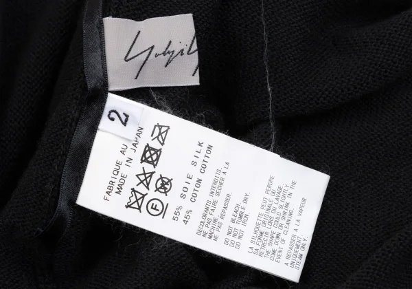 Yohji Yamamoto FEMME Cutting Design Multi-button Cardigan K-170024_014