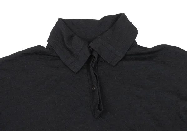 Yohji Yamamoto NOIR Wool Skipper Long Sleeve T-shirt K-170030_004
