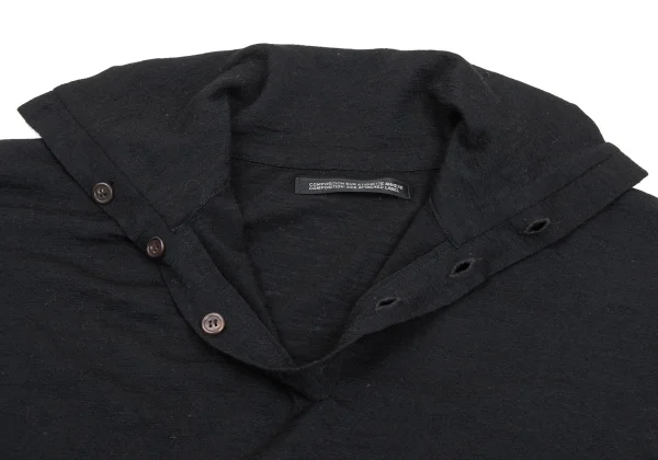 Yohji Yamamoto NOIR Wool Skipper Long Sleeve T-shirt K-170030_007