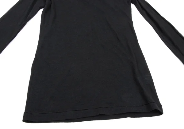 Yohji Yamamoto NOIR Wool Skipper Long Sleeve T-shirt K-170030_011