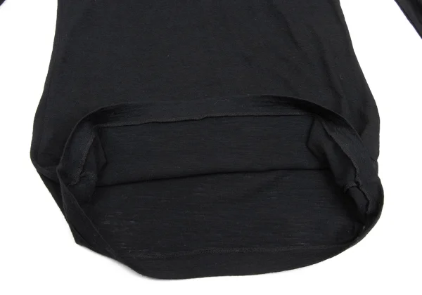 Yohji Yamamoto NOIR Wool Skipper Long Sleeve T-shirt K-170030_012
