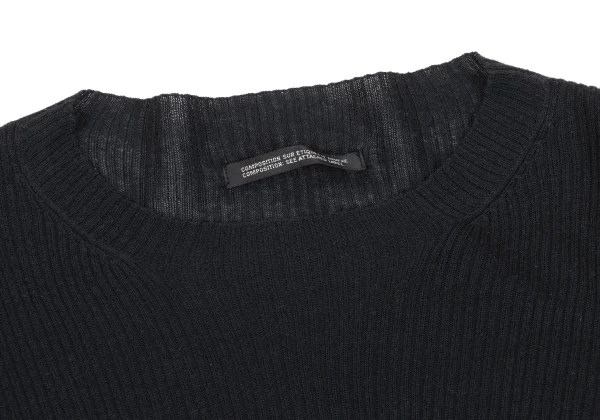 Yohji Yamamoto NOIR Cotton Blend Ribbed Knit K-170031_004
