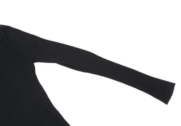 Yohji Yamamoto NOIR Cotton Blend Ribbed Knit K-170031_005