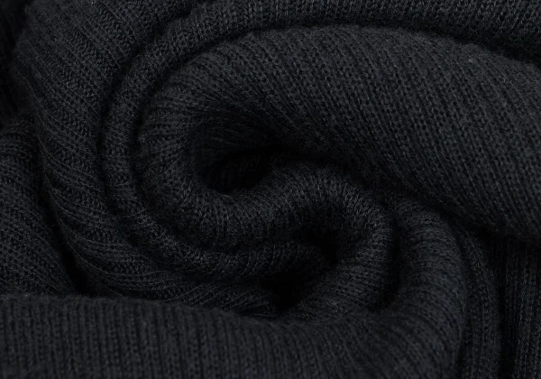 Yohji Yamamoto NOIR Cotton Blend Ribbed Knit K-170031_012