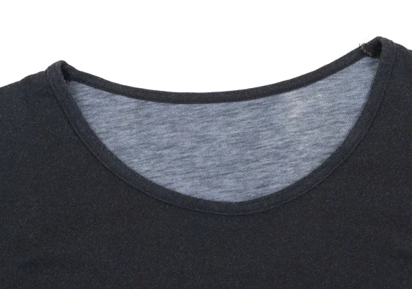 Yohji Yamamoto NOIR Cotton Rayon Floral Print T-shirt K-170032_004