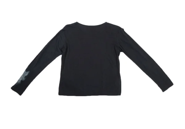 Yohji Yamamoto NOIR Cotton Rayon Floral Print T-shirt K-170032_011