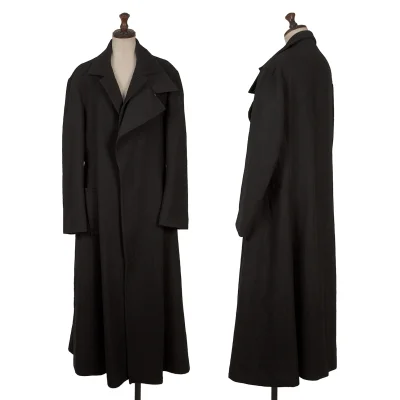 Yohji Yamamoto NOIR Layered Switching Wool Coat