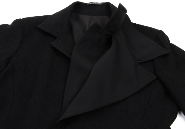 Yohji Yamamoto NOIR Layered Switching Wool Coat K-170034_005