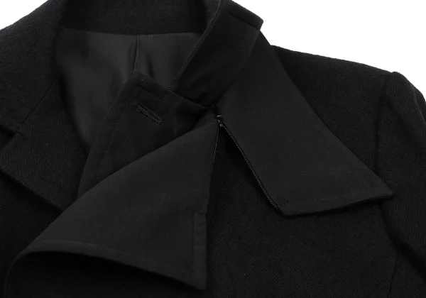 Yohji Yamamoto NOIR Layered Switching Wool Coat K-170034_006