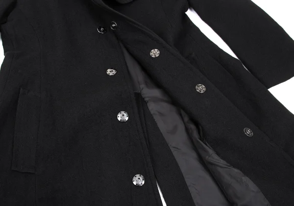 Yohji Yamamoto NOIR Layered Switching Wool Coat K-170034_013