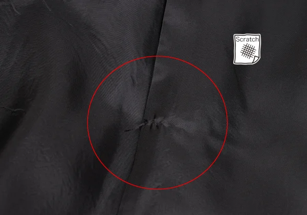Yohji Yamamoto NOIR Layered Switching Wool Coat K-170034_017