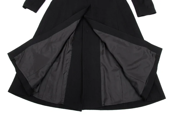 Yohji Yamamoto NOIR Layered Switching Wool Coat K-170034_019